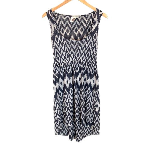 Anthropologie Lilka Hadean Mesh Chemise Nylon High Low Tank Dress S - Picture 1 of 7